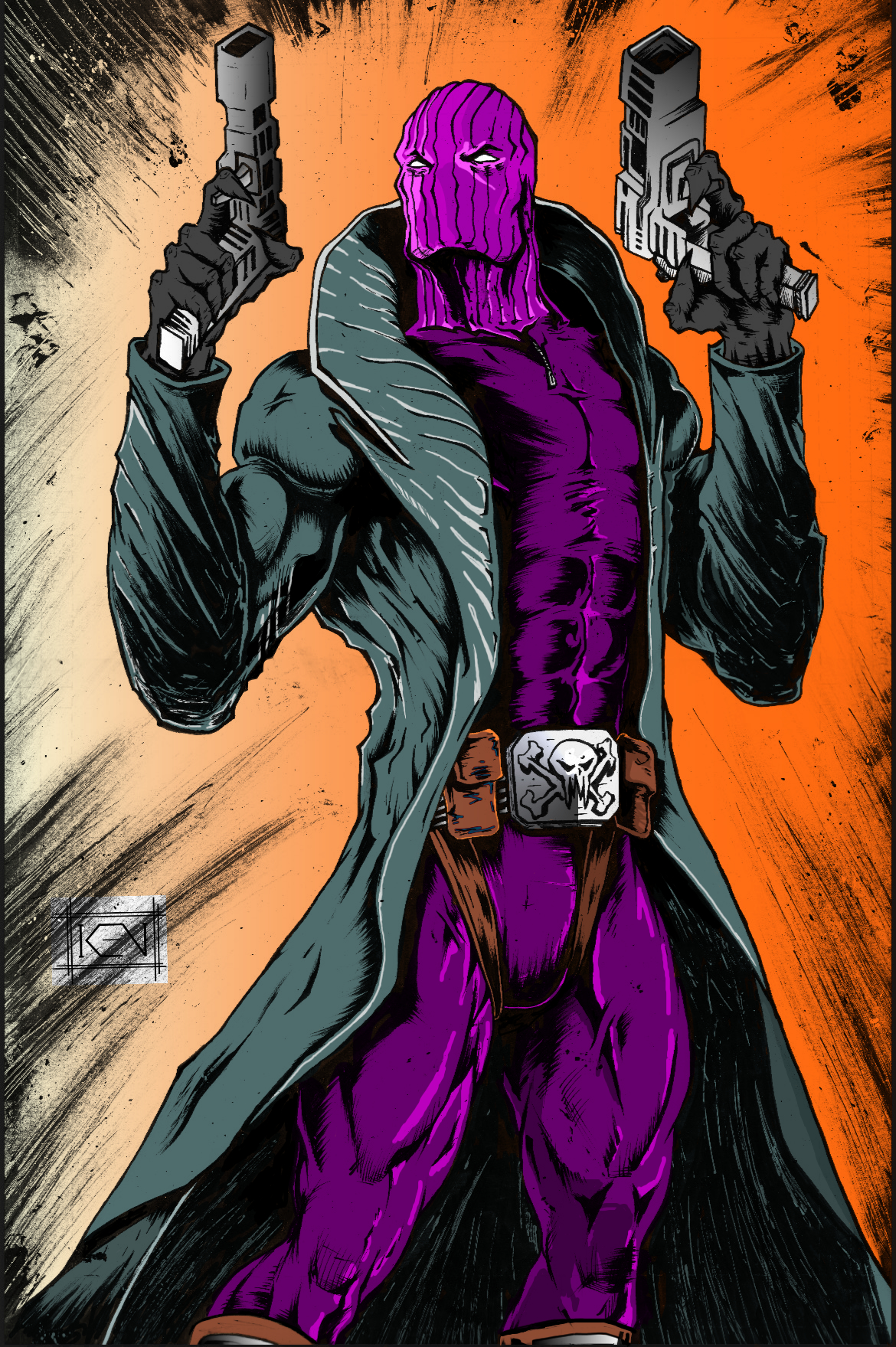Featured comic character artwork